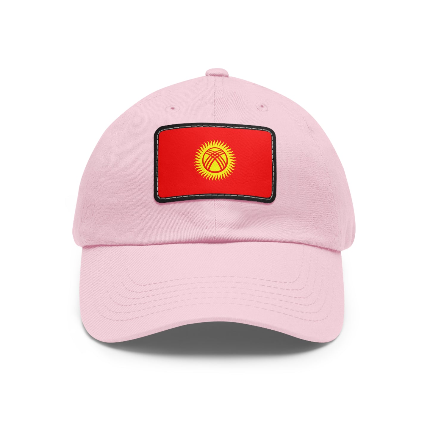 Kyrgyzstan Leather Patch Hat