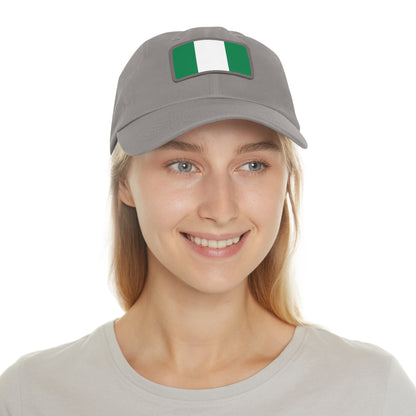 Nigeria Leather Patch Hat