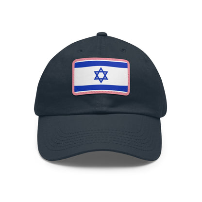 Israel Leather Patch Hat