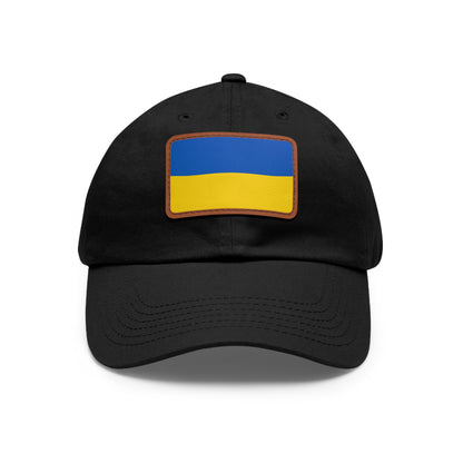 Ukraine Leather Patch Hat