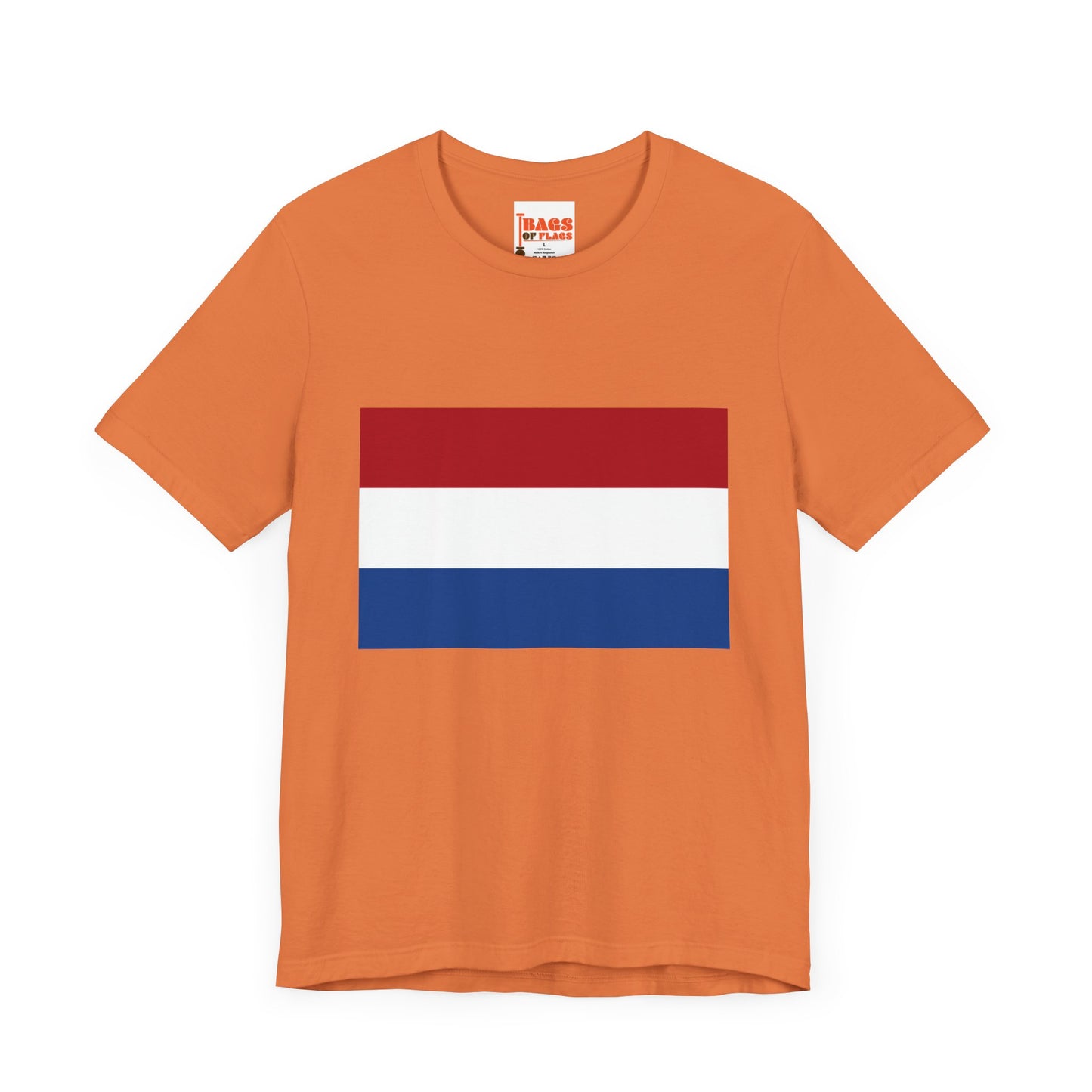 Netherlands Flag on T-shirt