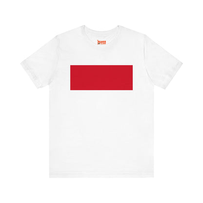 Monaco Flag on T-shirt