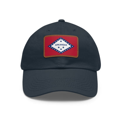 Arkansas Leather Patch Hat