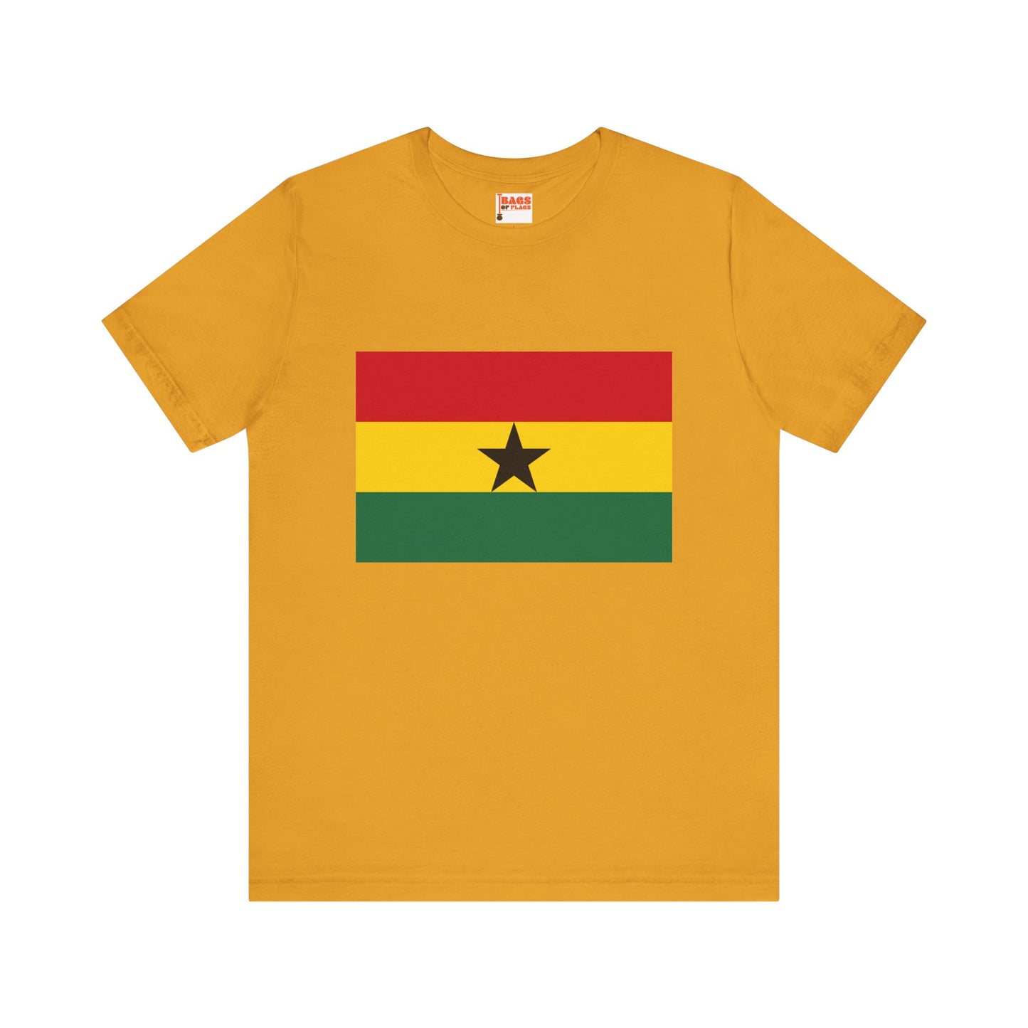Ghana Flag on T-shirt