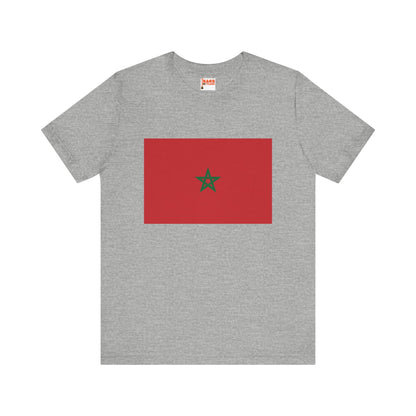 Morocco Flag on T-shirt