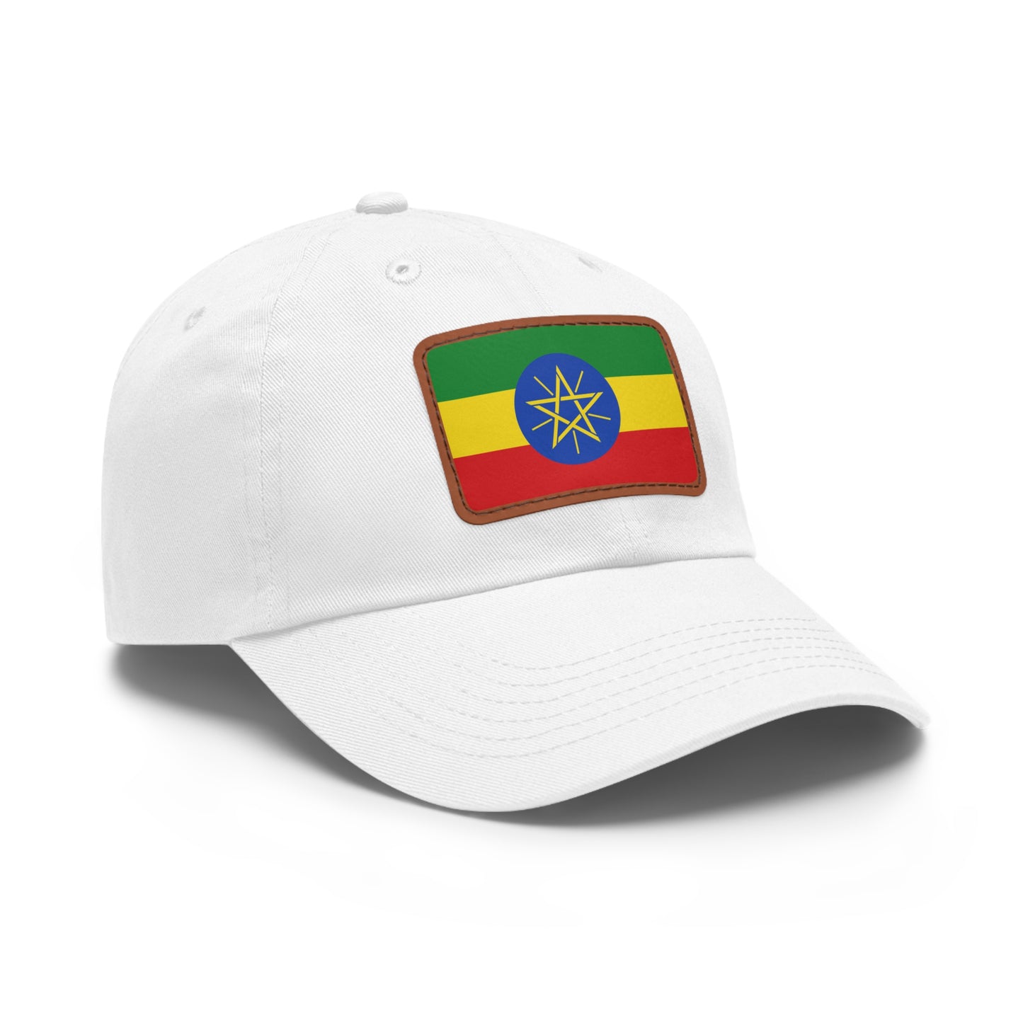 Ethiopia Leather Patch Hat