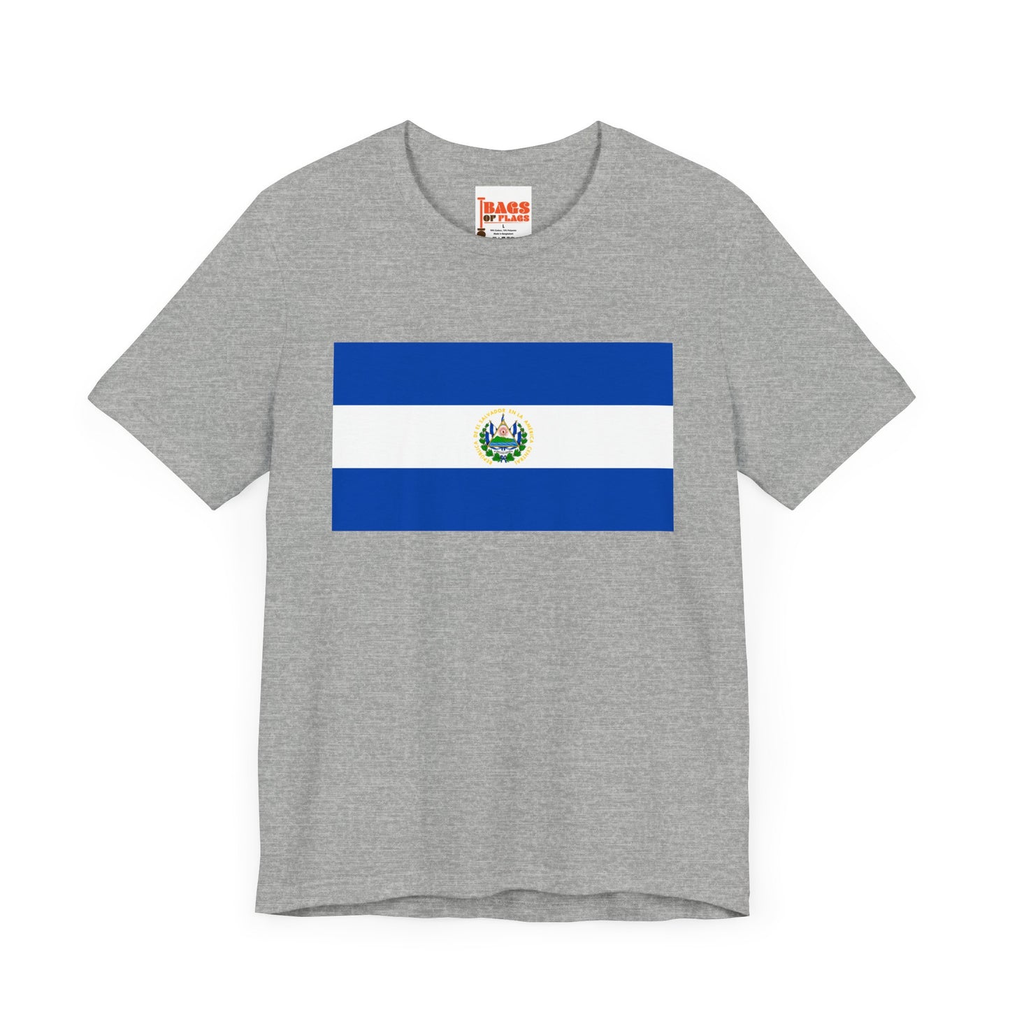 El Salvador Flag on T-shirt