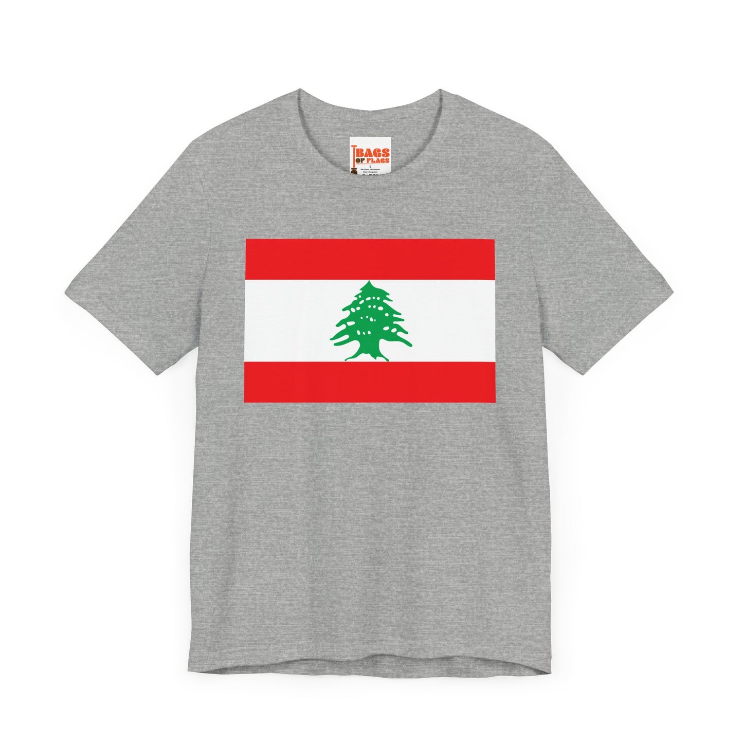 Lebanon Flag on T-shirt