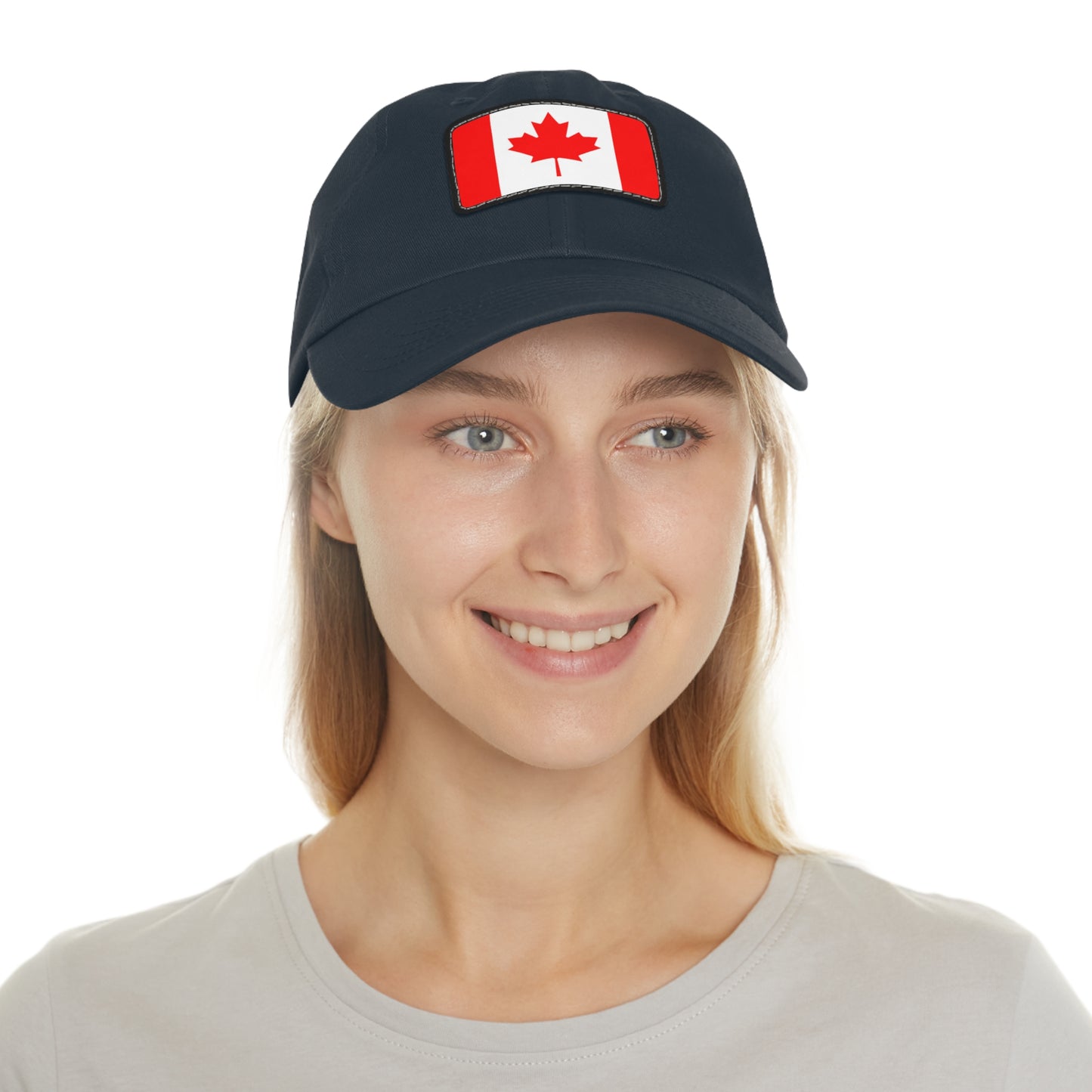 Canada Leather Patch Hat