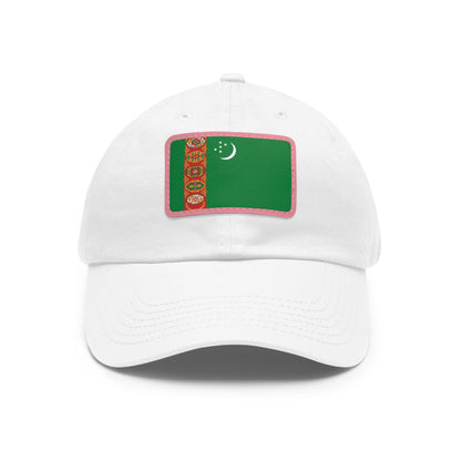 Turkmenistan Leather Patch Hat
