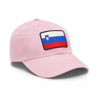 Slovenia Leather Patch Hat