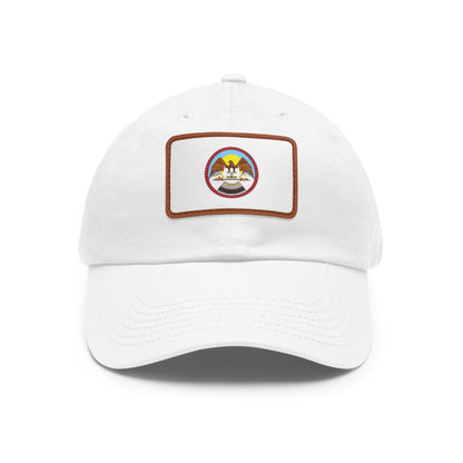 Ute People Leather Patch Hat