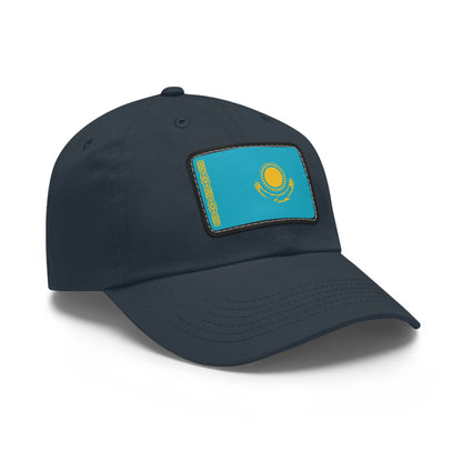 Kazakhstan Leather Patch Hat