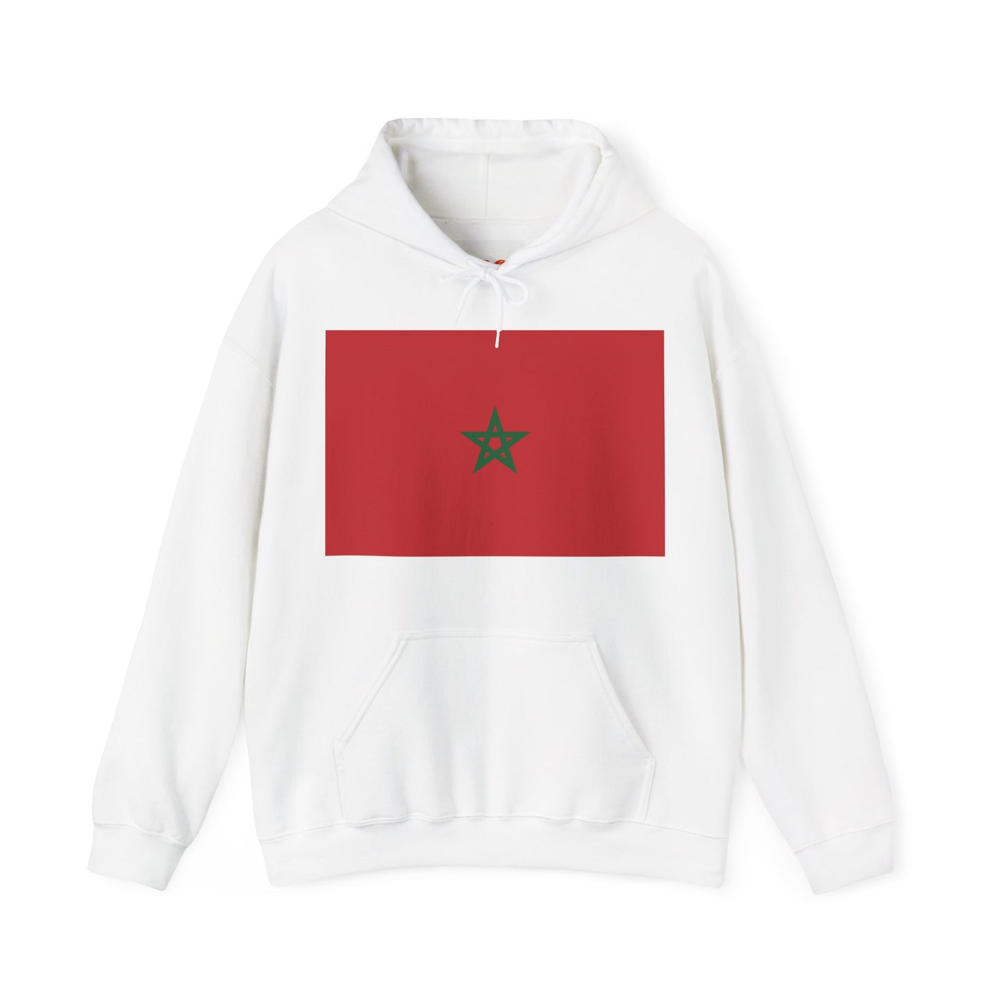 Morocco Flag on Hoodie