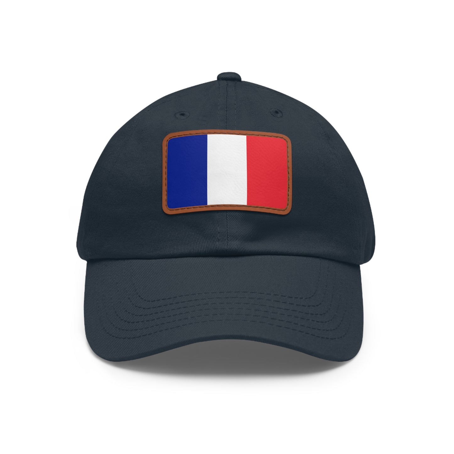 France Leather Patch Hat