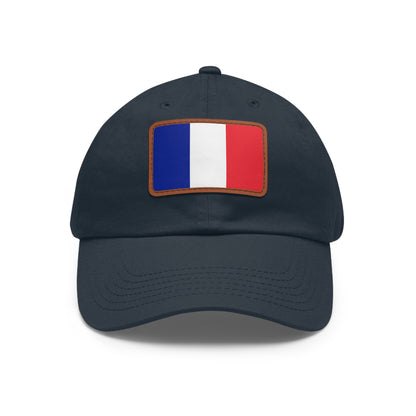 France Leather Patch Hat