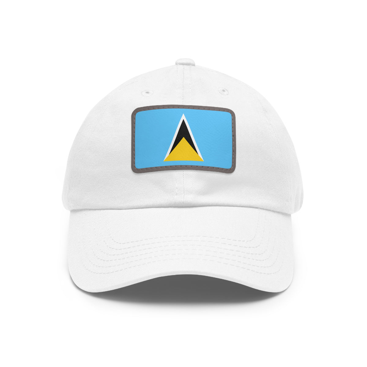 Saint Lucia Leather Patch Hat