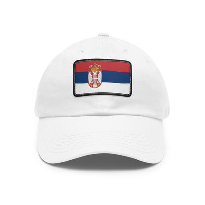 Serbia Leather Patch Hat