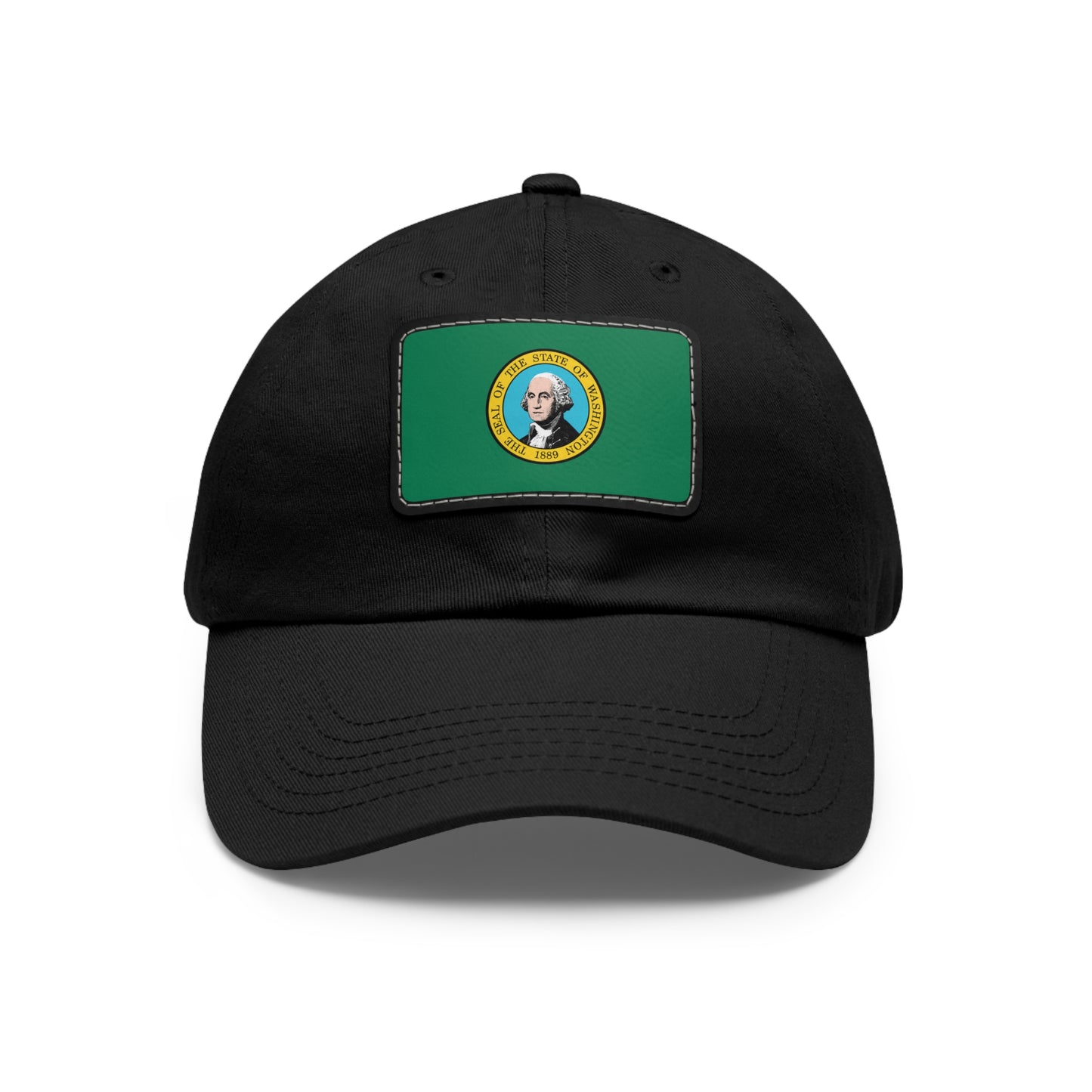 Washington Leather Patch Hat
