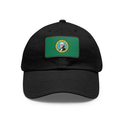 Washington Leather Patch Hat