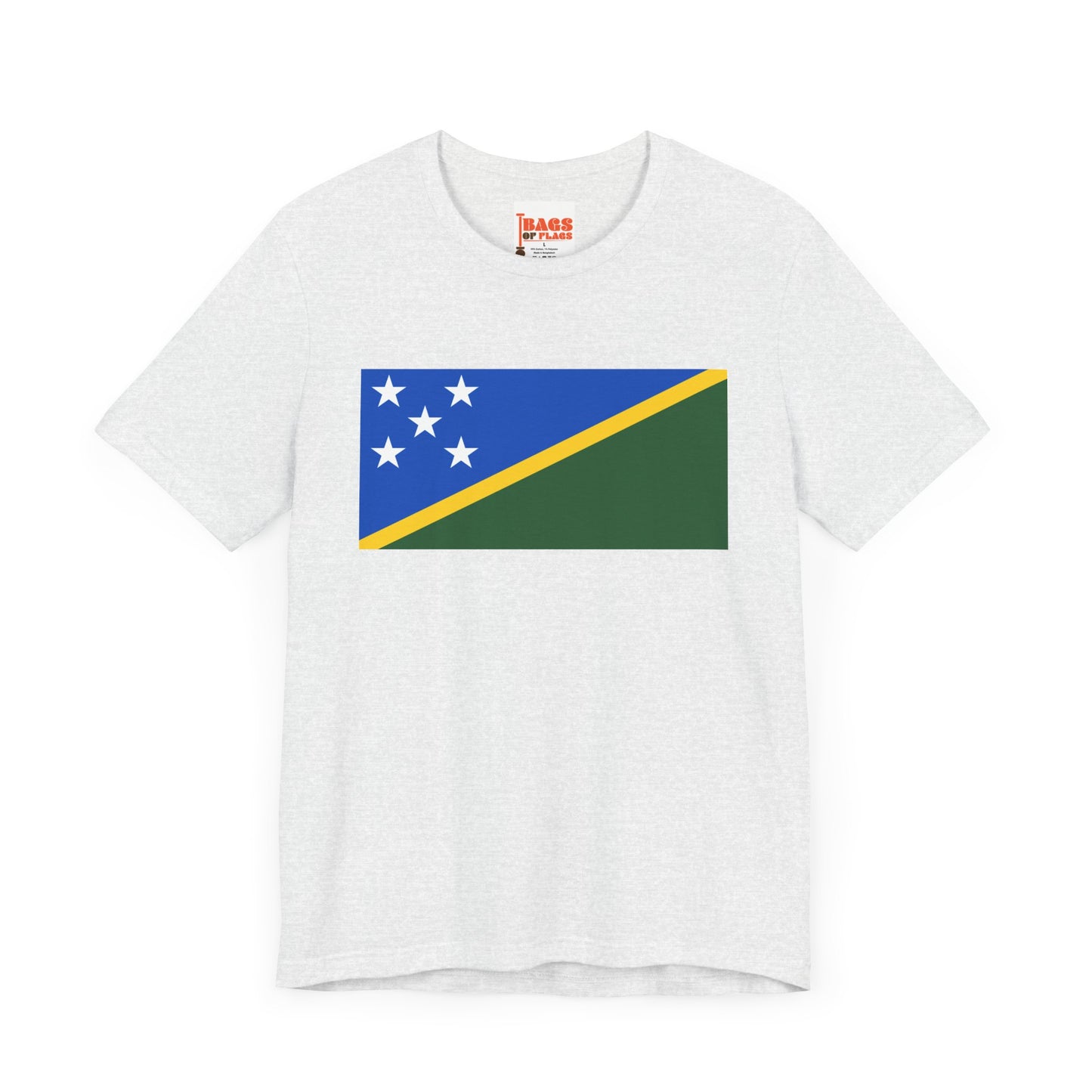 Solomon Islands Flag on T-shirt