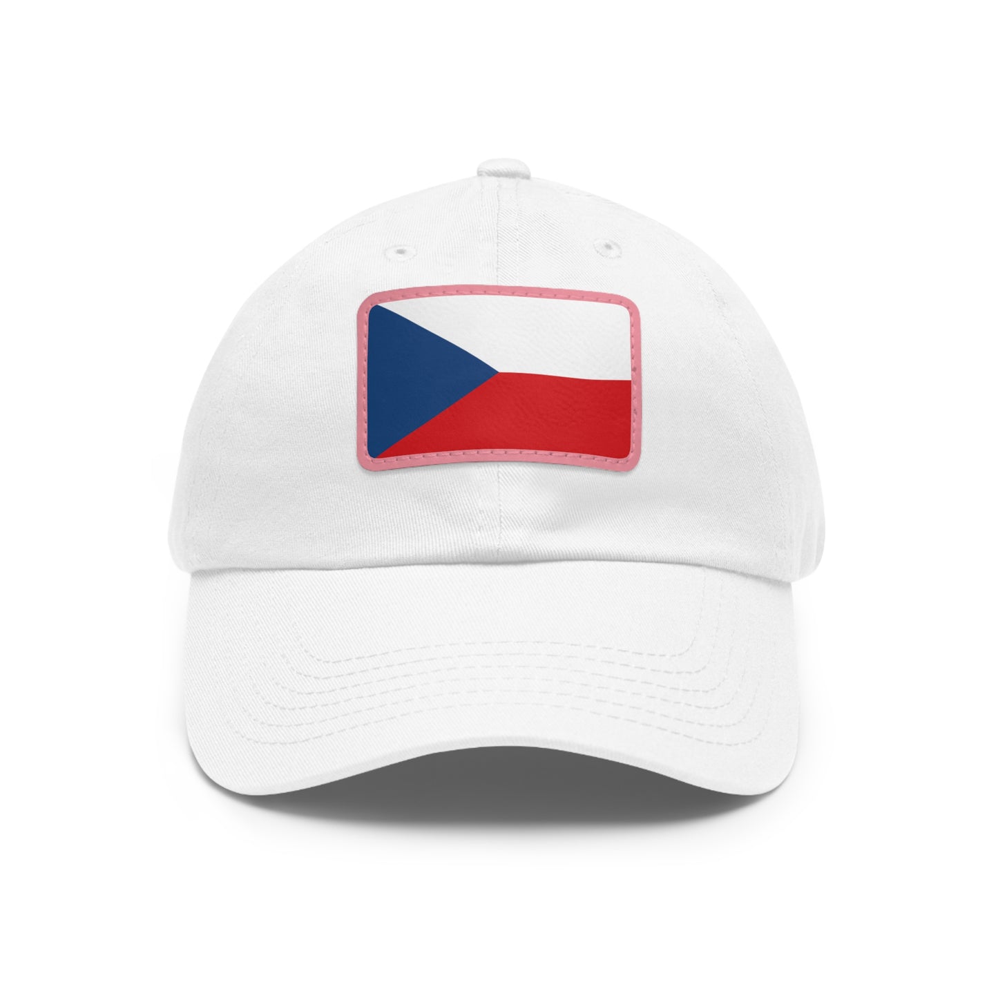 Czech Republic Leather Patch Hat