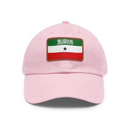 Somaliland Leather Patch Hat
