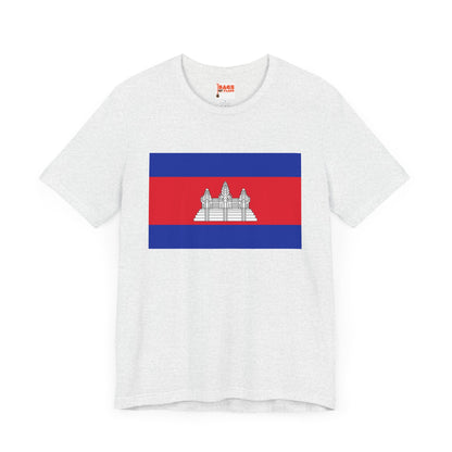 Cambodia Flag on T-shirt