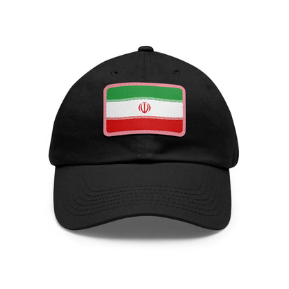 Iran Leather Patch Hat