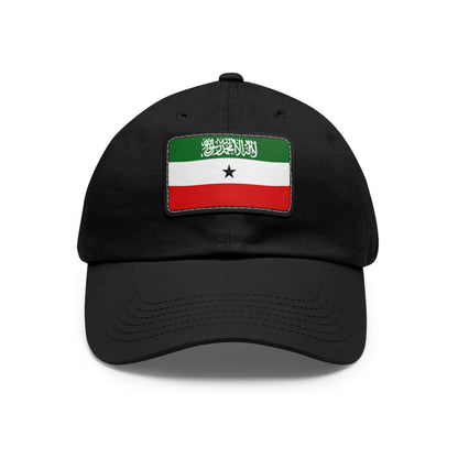 Somaliland Leather Patch Hat