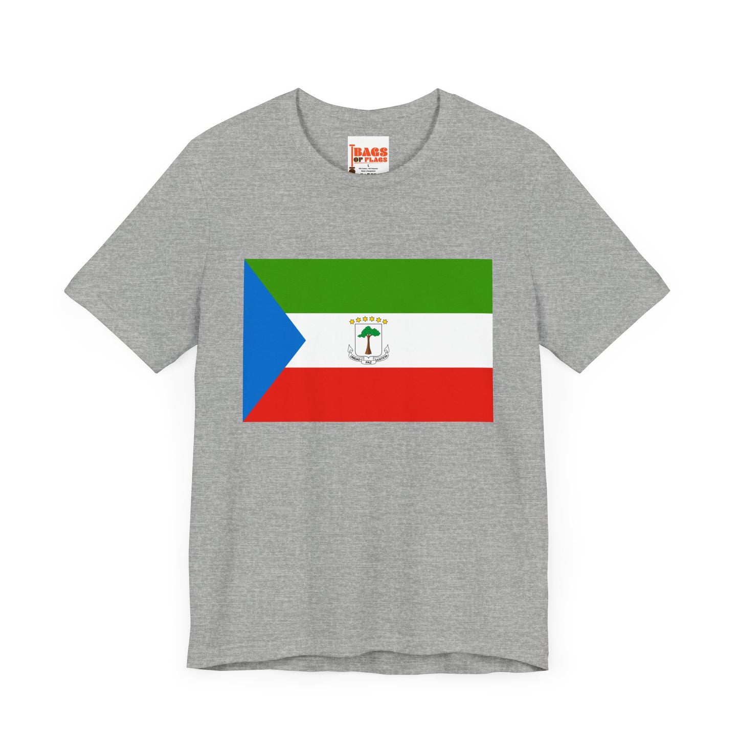 Equatorial Guinea Flag on T-shirt