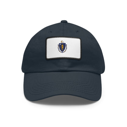Massachusetts Leather Patch Hat