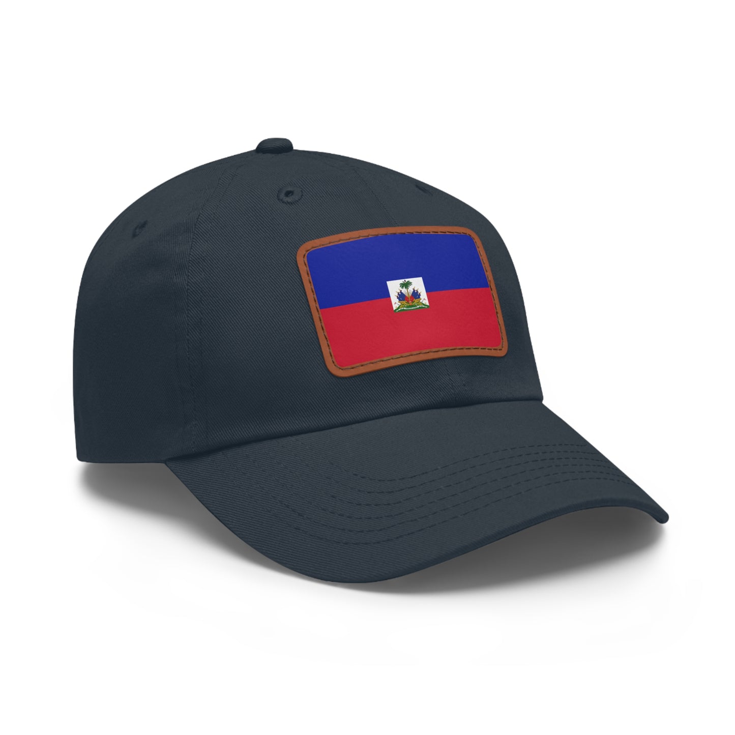 Haiti Leather Patch Hat