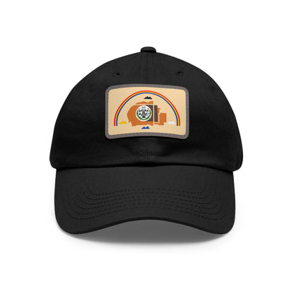 Navajo Leather Patch Hat