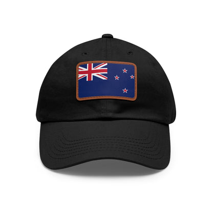 New Zealand Leather Patch Hat