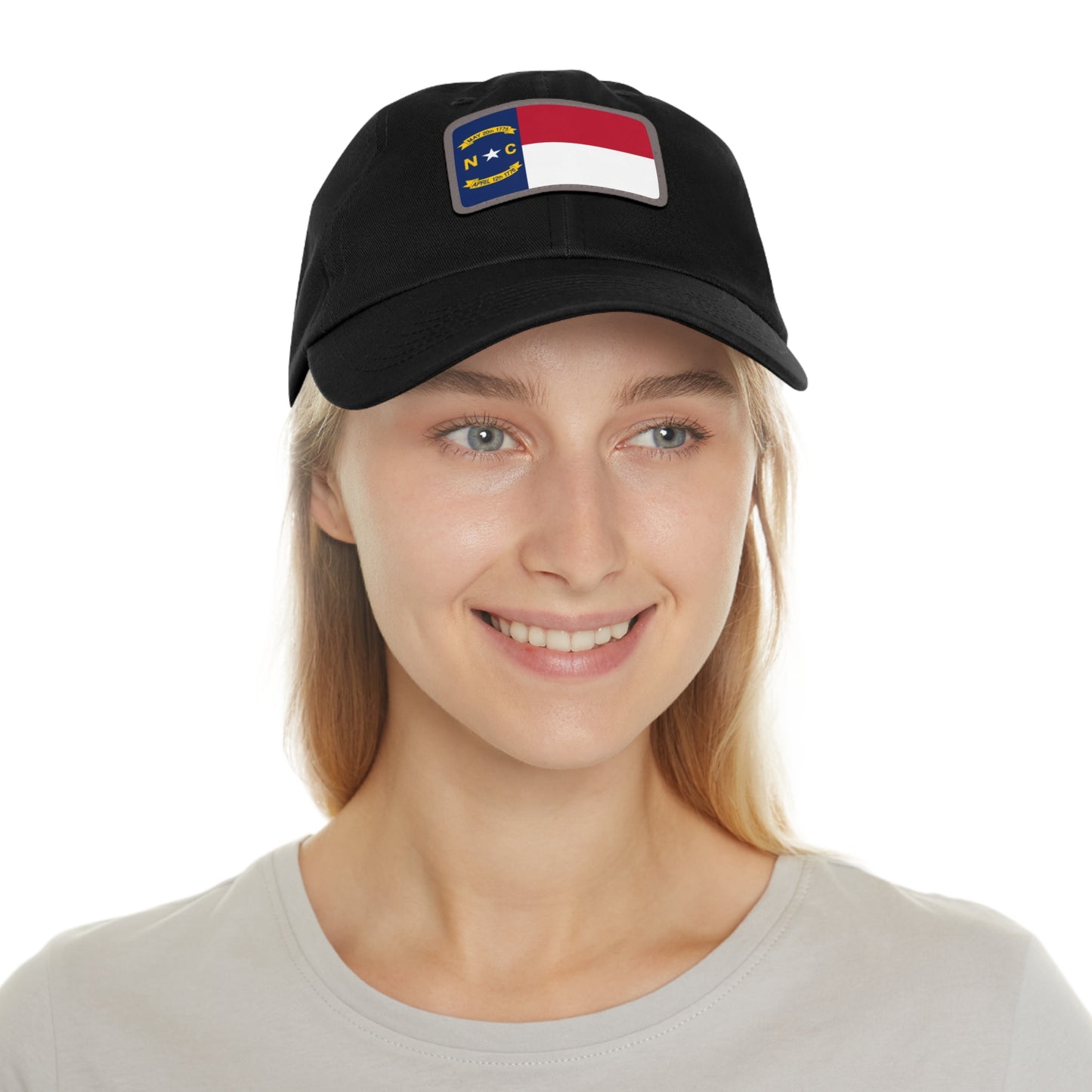 North Carolina Leather Patch Hat