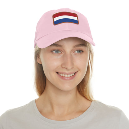 Netherlands Leather Patch Hat