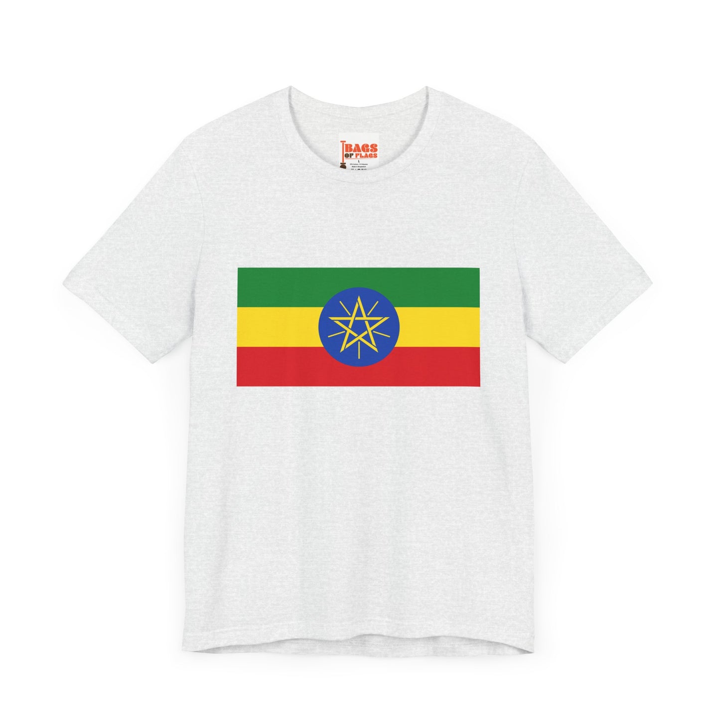 Ethiopia Flag on T-shirt