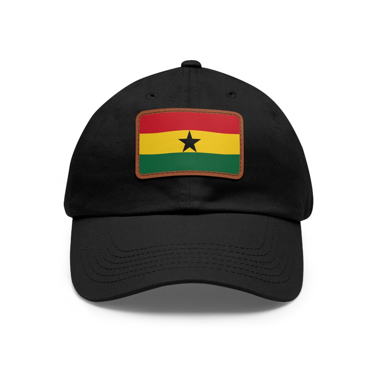 Ghana Leather Patch Hat