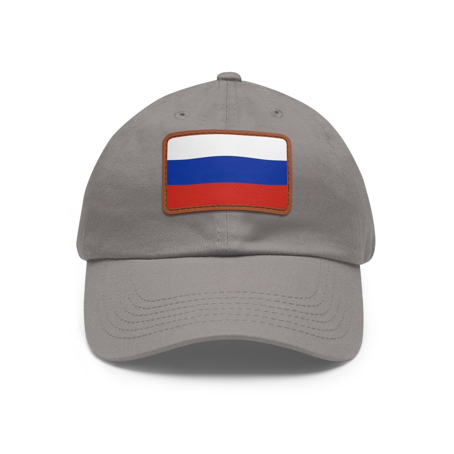Russia Leather Patch Hat