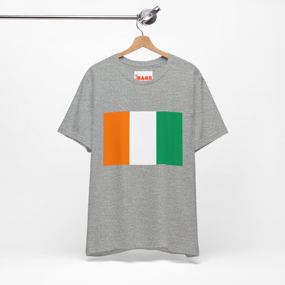 Cote d'Ivoire Flag on T-shirt