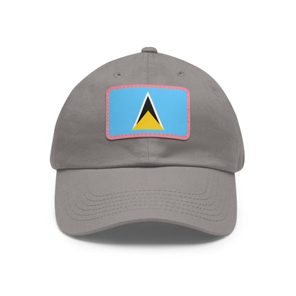 Saint Lucia Leather Patch Hat