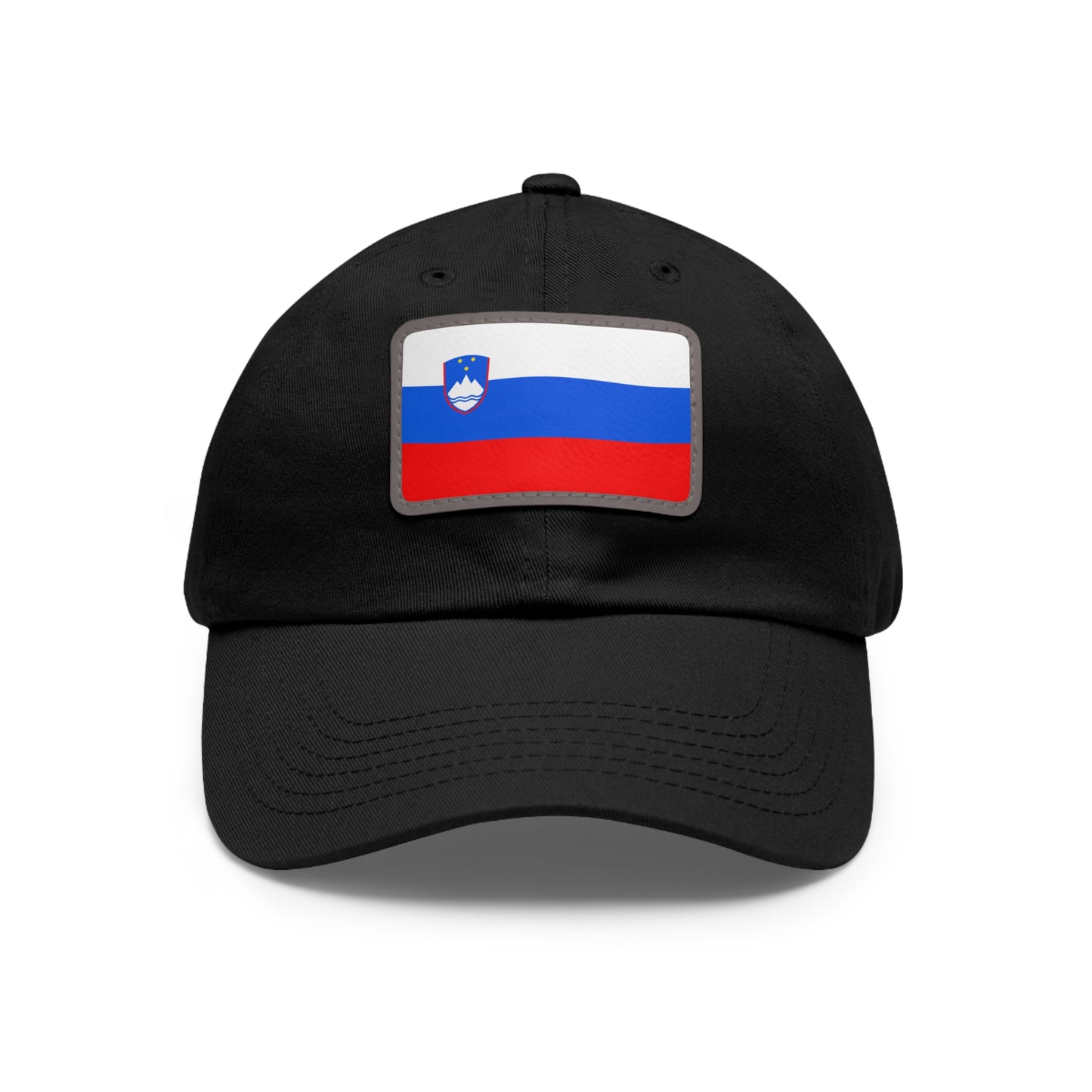 Slovenia Leather Patch Hat