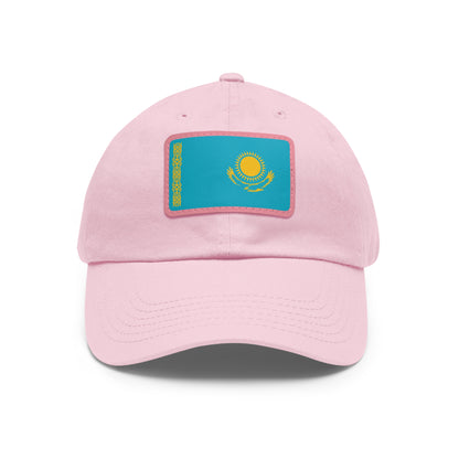 Kazakhstan Leather Patch Hat