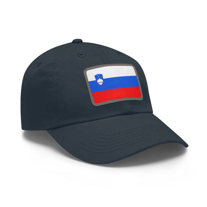 Slovenia Leather Patch Hat
