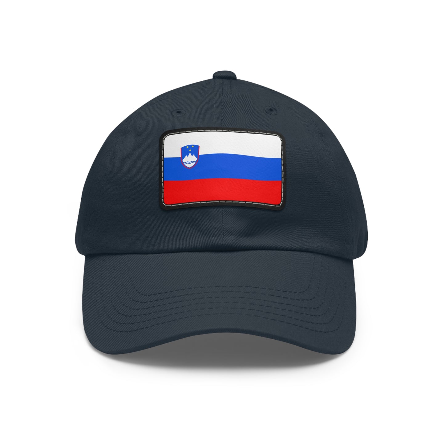 Slovenia Leather Patch Hat