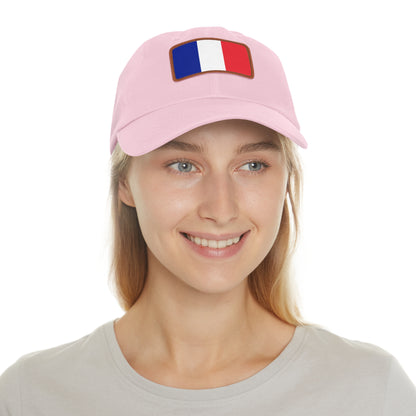 France Leather Patch Hat