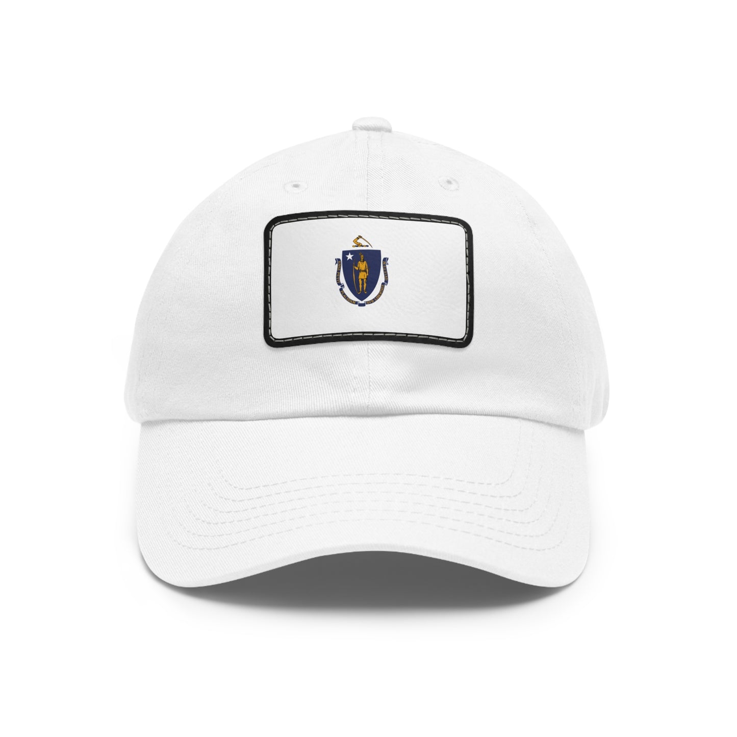 Massachusetts Leather Patch Hat