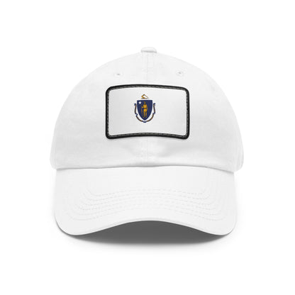 Massachusetts Leather Patch Hat