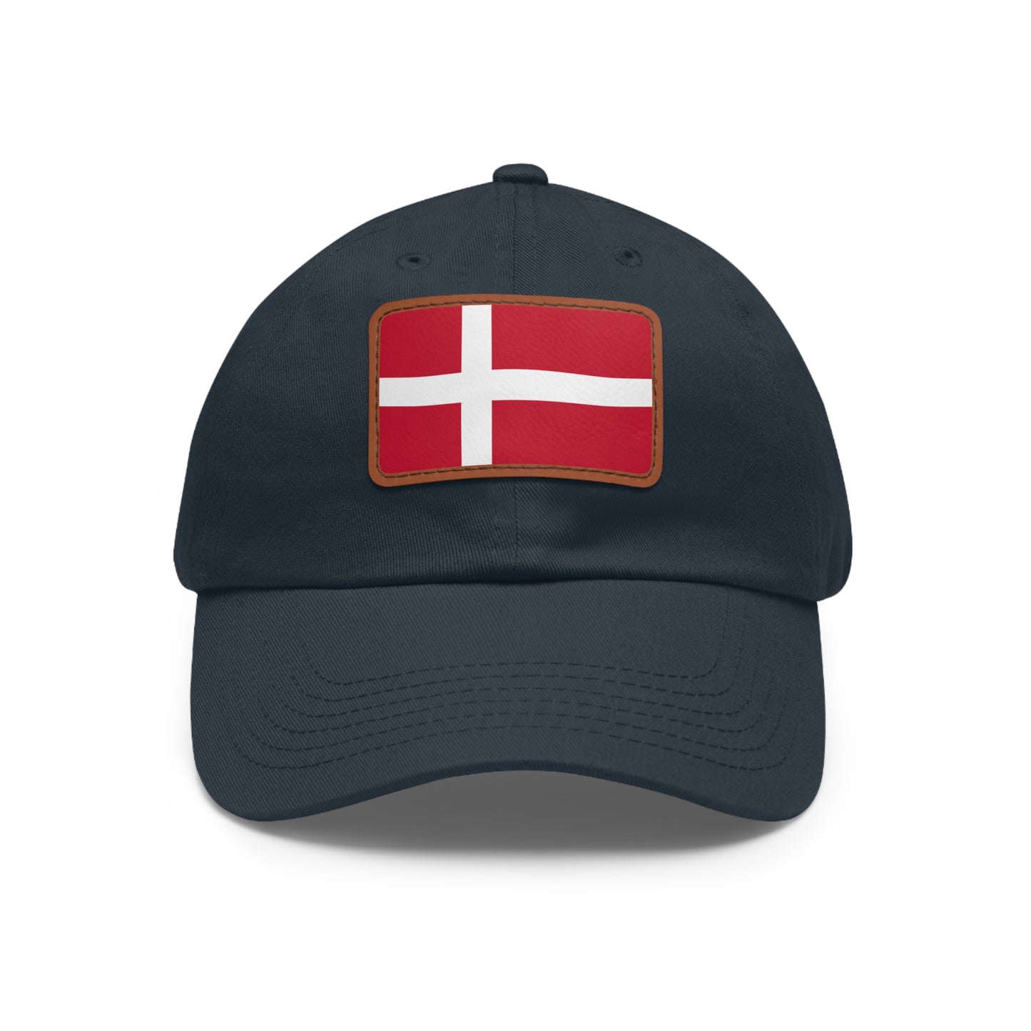 Denmark Leather Patch Hat